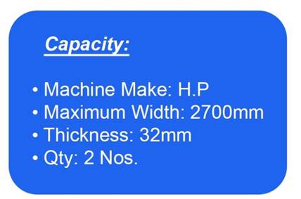 Bending Machine Specifications